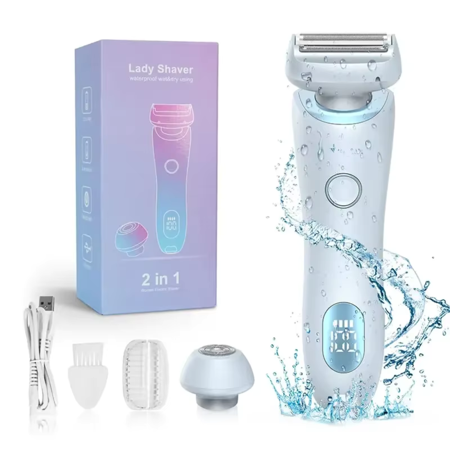2 in 1 Women's Shaver